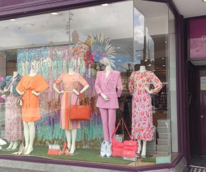 Boutique Visual Merchandising Ireland Women's clothing Summer window display